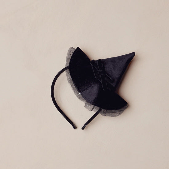 Witch Hat Headband - Black