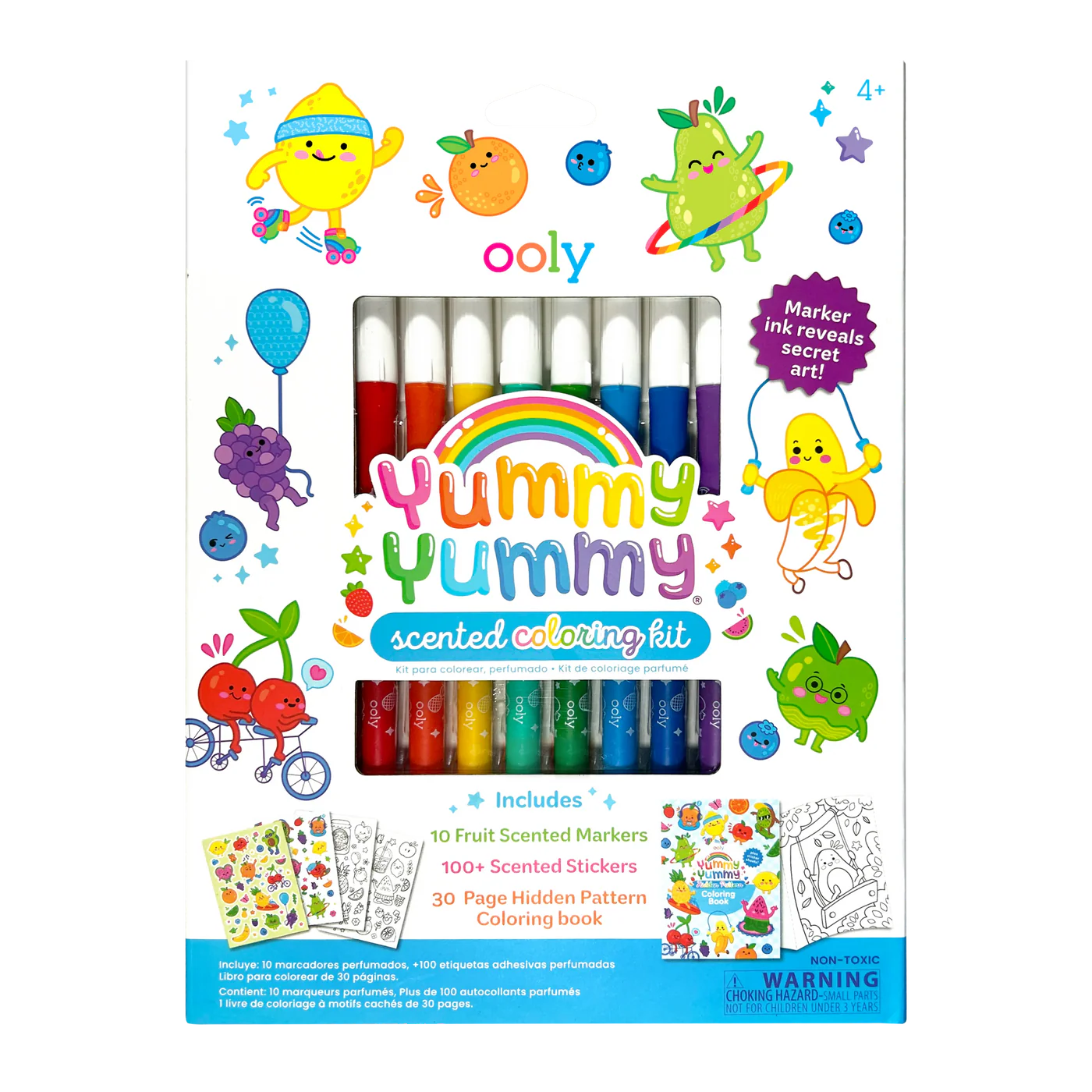 Markers Stickers Coloring Book Yummy Yummy Scented Coloring Kit