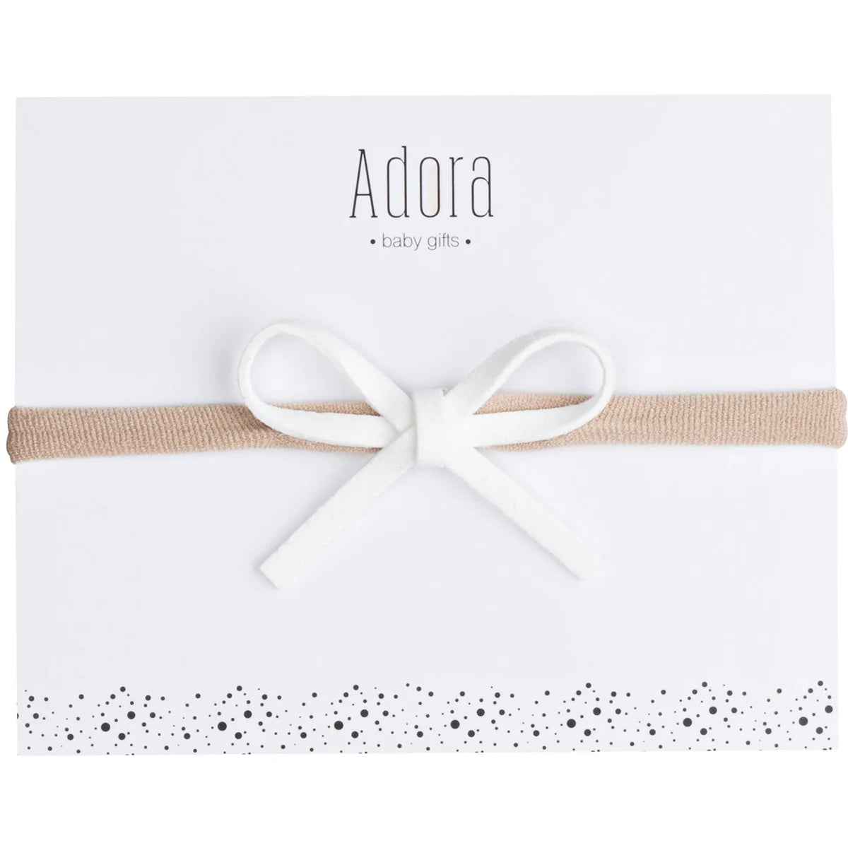 Mini Classic Headband - White