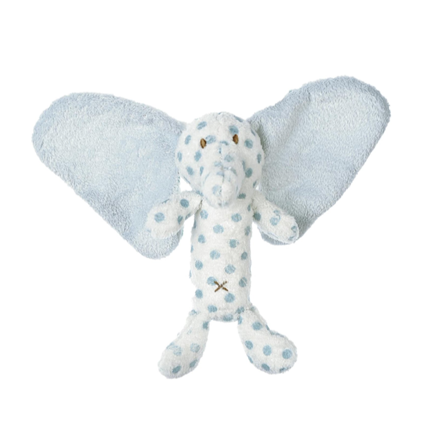 Big Ears Plush Elephant Baby Rattle