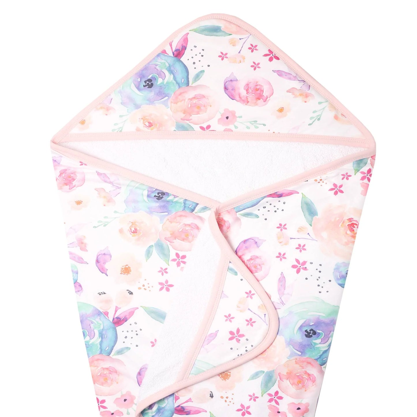 Premium Knit Hooded Towel - Bloom