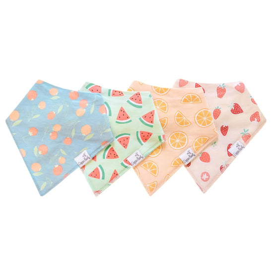Bandana Bib Set - Clementine