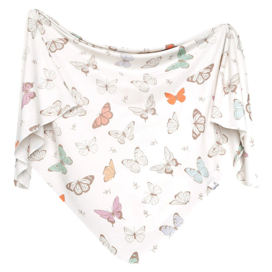 Knit Swaddle Blanket - Luna