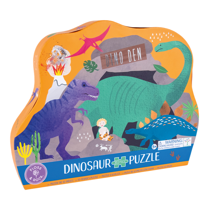 Dino Shaped 80-Piece Puzzle