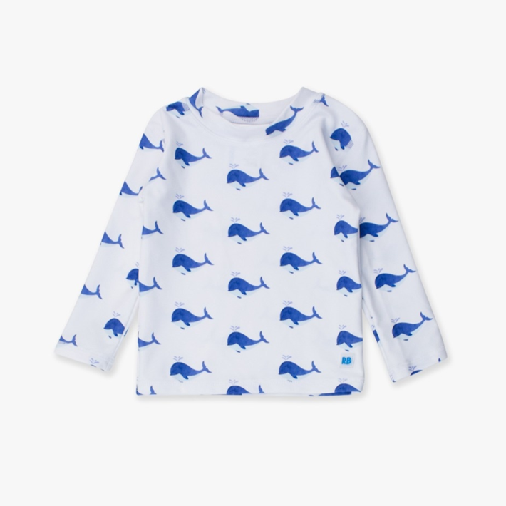 Whale Friends Long Sleeve Rash Guard