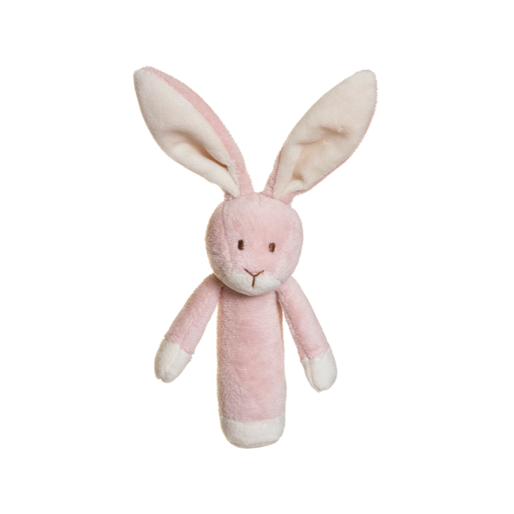 Rose Bunny Baby Rattle