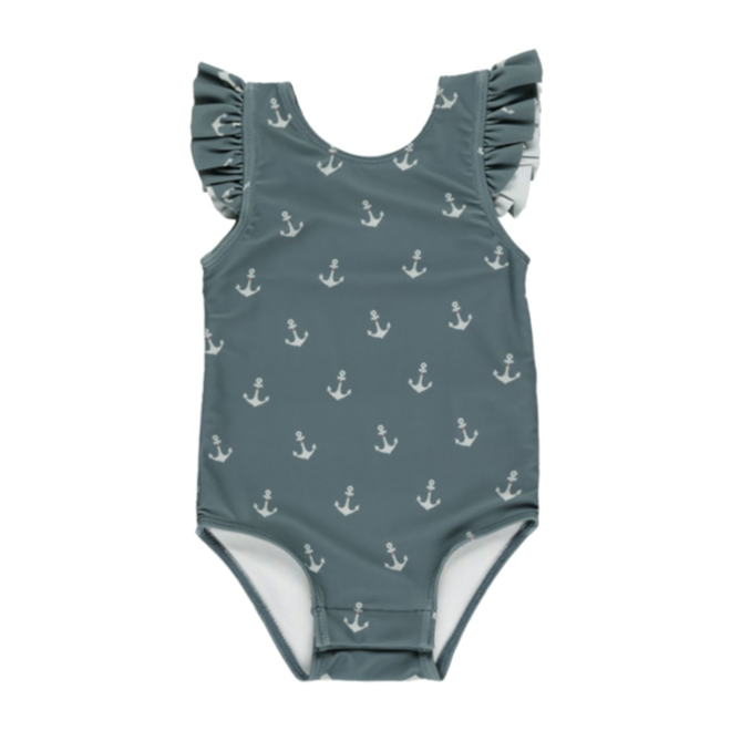 Scoop Back One-Piece - Anchors