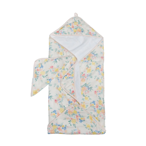 Hooded Towel Set - Floral Bouquet