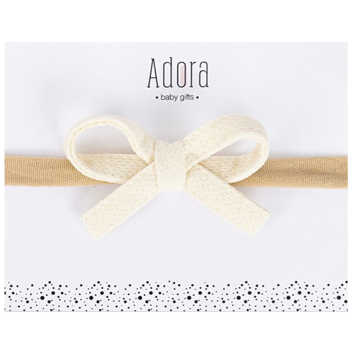 Mini Waffle Headband - Ivory