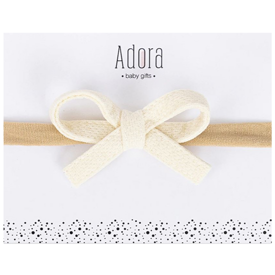 Mini Waffle Headband - Ivory