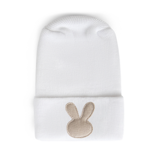 Hospital Hat - Linen Saddle Bunny