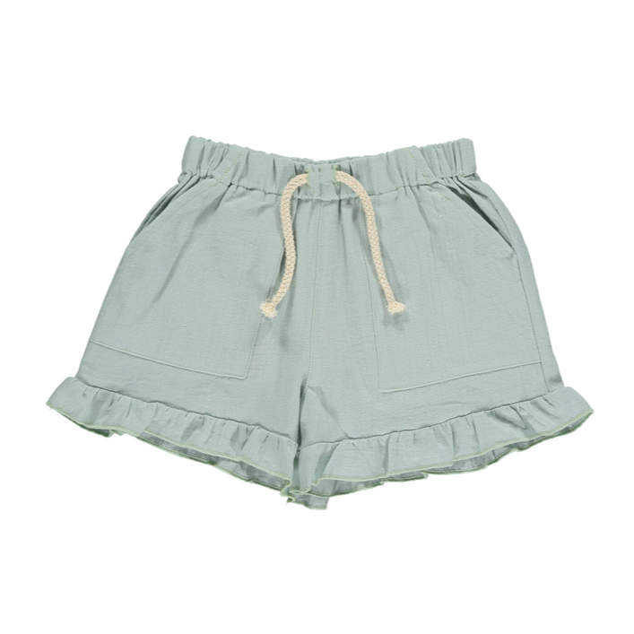 Brynlee Ruffle Shorts - Sage