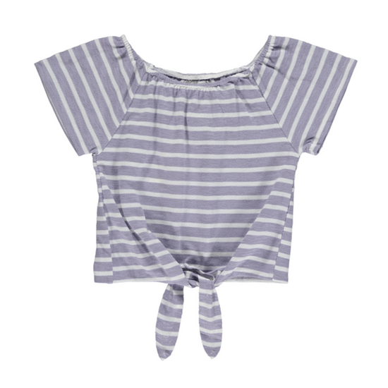 Esme Top - Purple Stripe