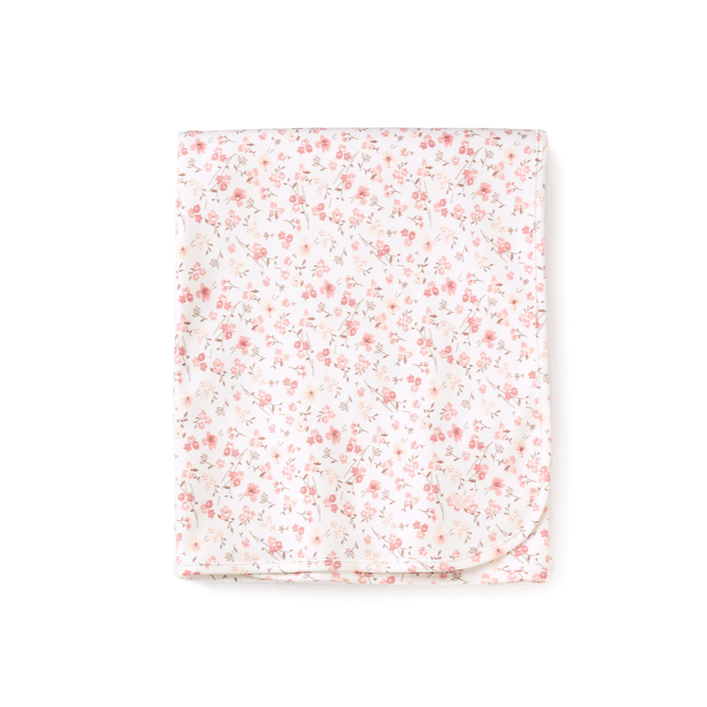 Dorset Floral Pima Cotton Baby Blanket