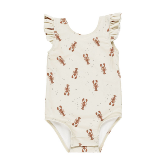 Scoop Back One-Piece - Lobsters