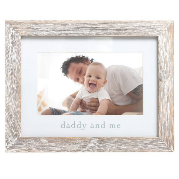 Daddy and Me Sentiment Frame - Rustic