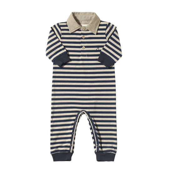 Kingston Romper - Black & Beige