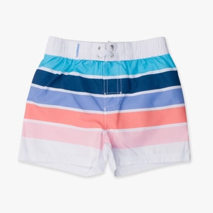 Seaside Stripe Swim Trunks