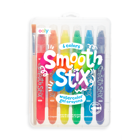 Smooth Stix Watercolor Gel Crayons - Set of 6