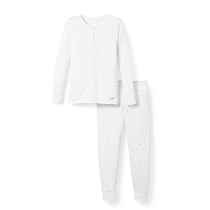 Grey Stars Pima Snug Fit Pajama Set