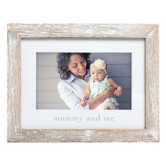 Mommy and Me Sentiment Frame - Rustic