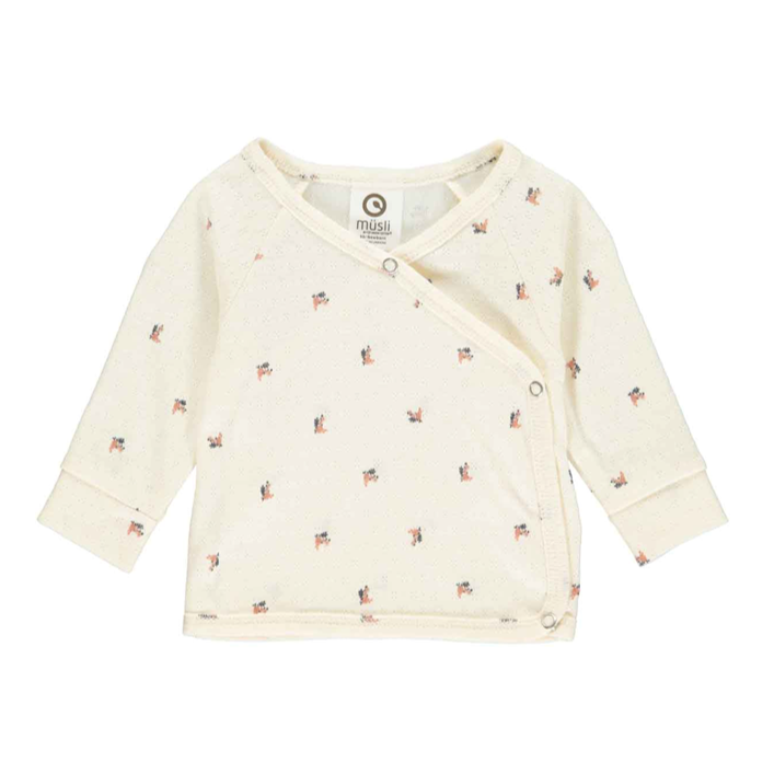 Mini Me Kimono Top - Buttercream & Spa Rose Floral
