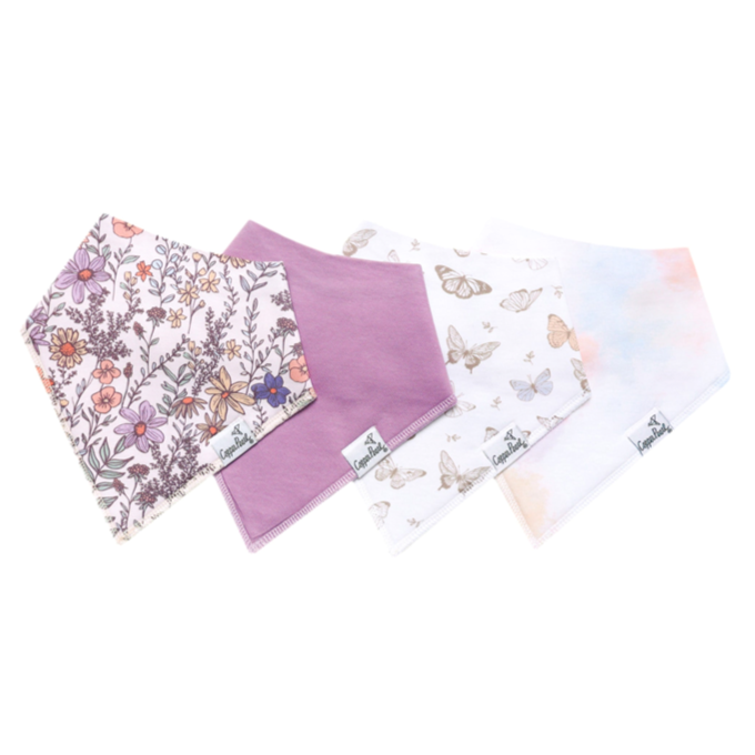 Bandana Bib Set - Flora