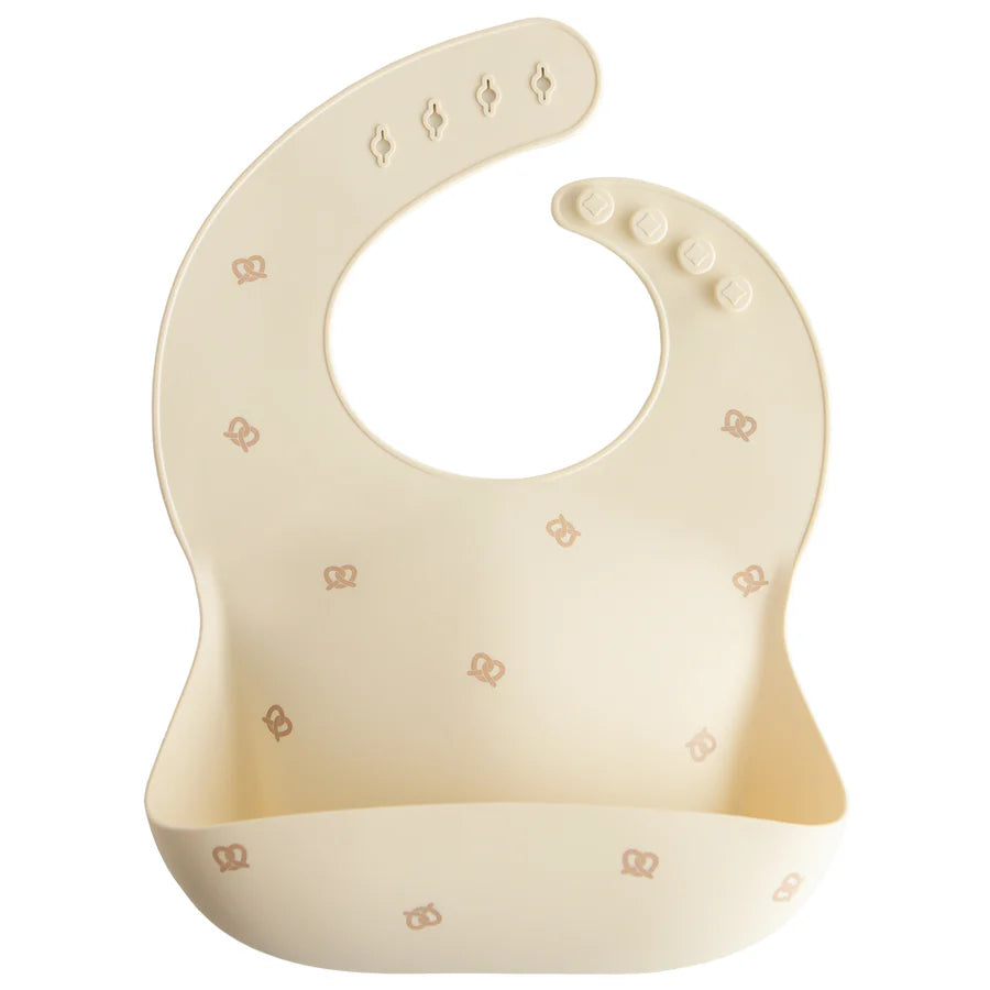 Silicone Baby Bib - Pretzel