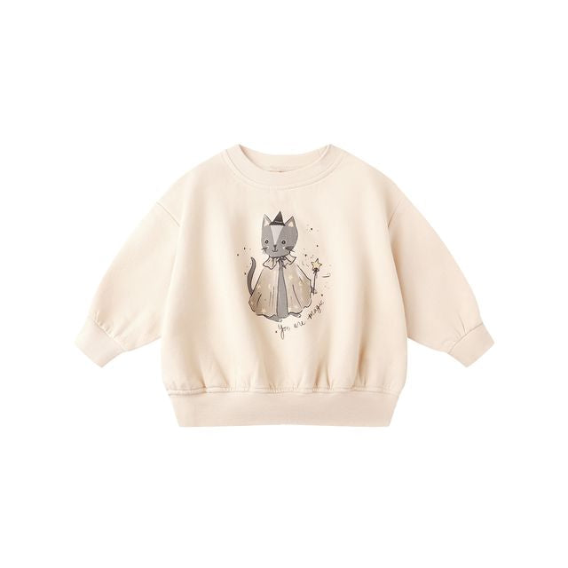 Relaxed Fleece Sweatshirt - Magic Cat