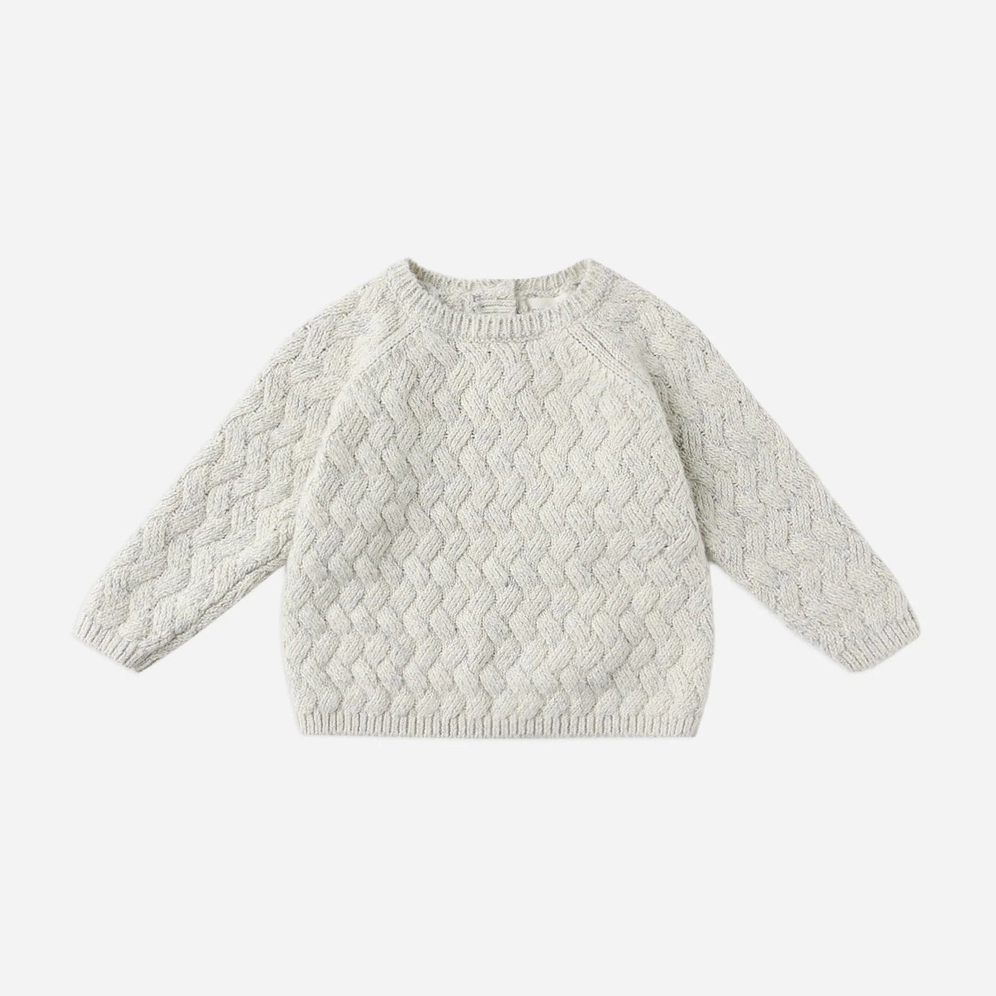 Knit Sweater - Heathered Blue