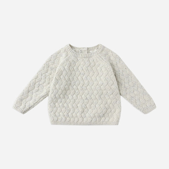 Knit Sweater - Heathered Blue