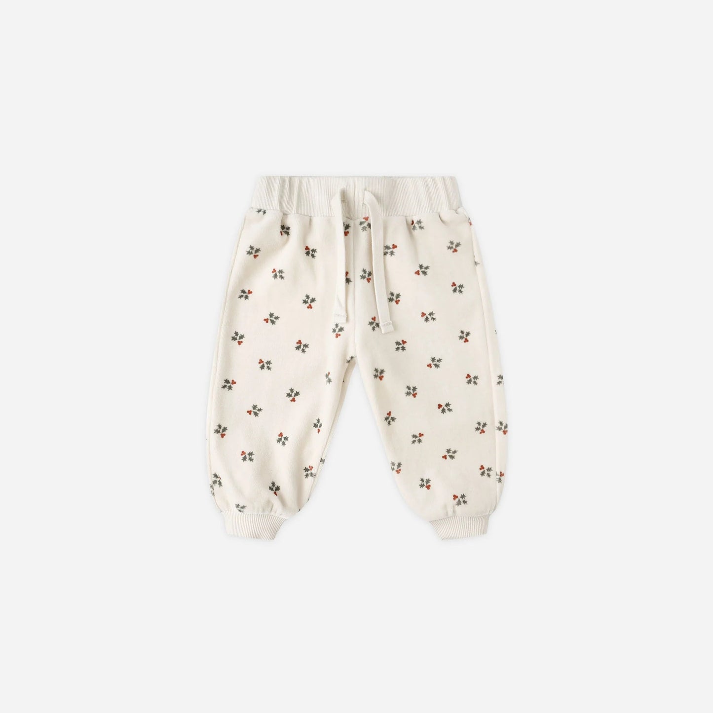 Velour Relaxed Sweatshirt - Holly Berry