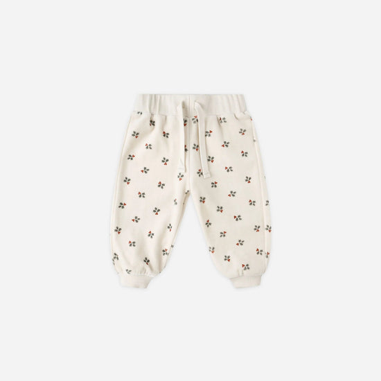 Velour Relaxed Sweatshirt - Holly Berry