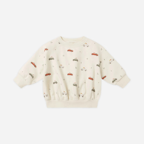 Relaxed Fleece Sweatshirt - Cars
