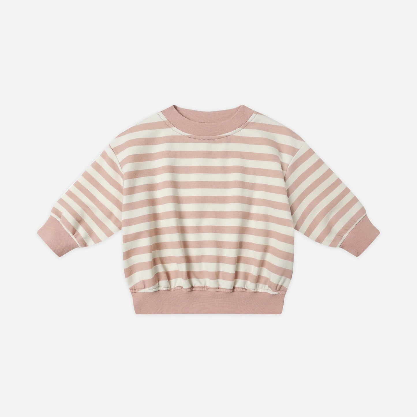 Relaxed Sweatshirt - Pink Stripe