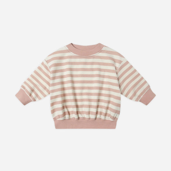 Relaxed Sweatshirt - Pink Stripe