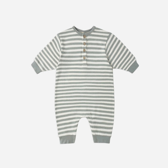 Relaxed Jumpsuit - Blue Stripe