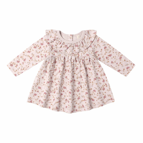 Ruffle Collar Jersey Dress - Garden