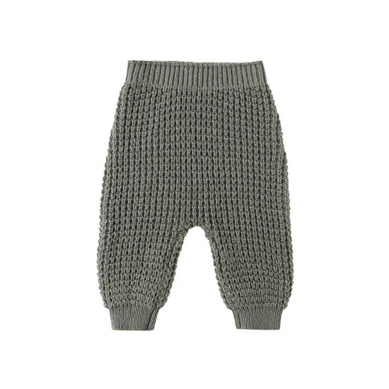 Chunky Knit Pant - Forest