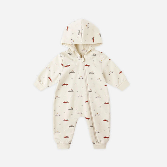 Hooded Jumpsuit - Cars