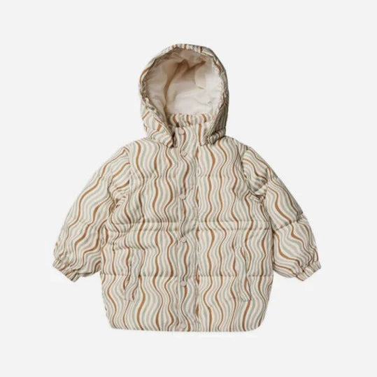 Puffer Jacket - Retro Waves