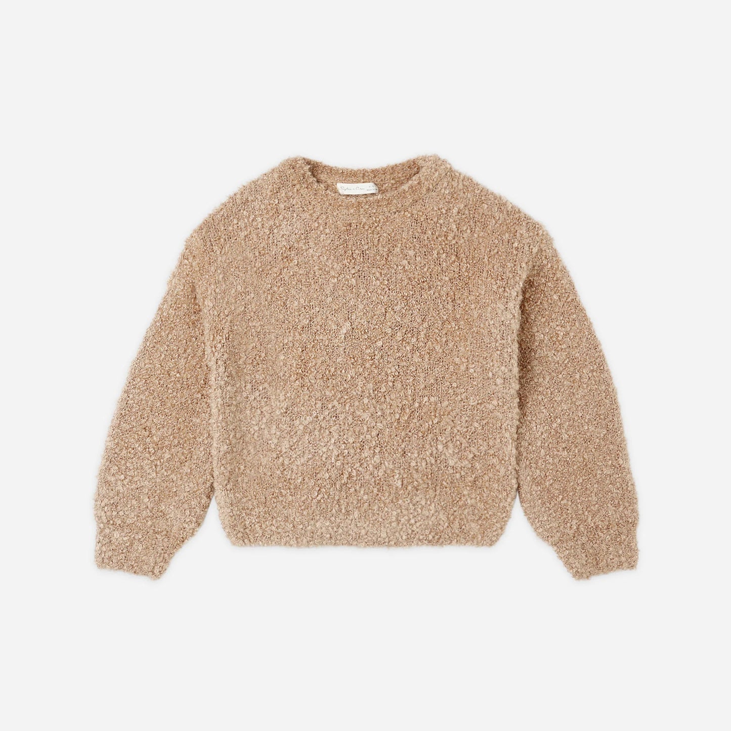 Aspen Sweater - Toffee Boucle