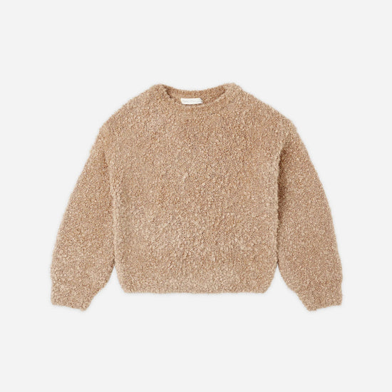 Aspen Sweater - Toffee Boucle