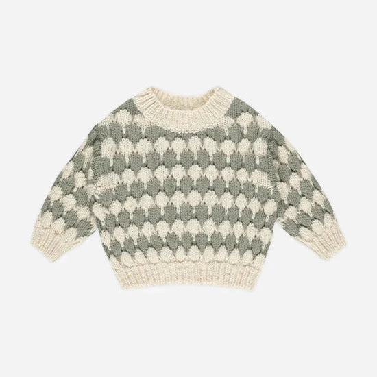 Bubble Knit Sweater - Laurel Stripe