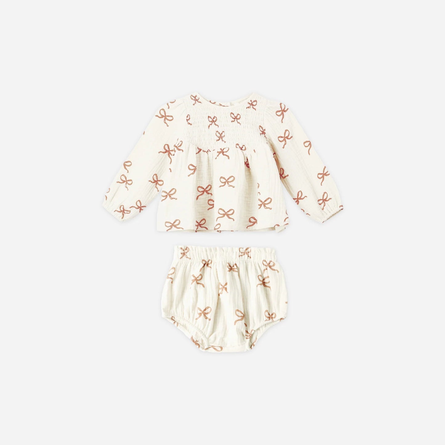 Sophia Top + Bloomer Set - Ruby Bows