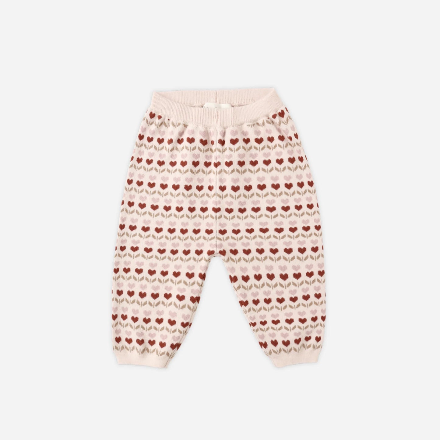 Knit Pant - Ruby Hearts