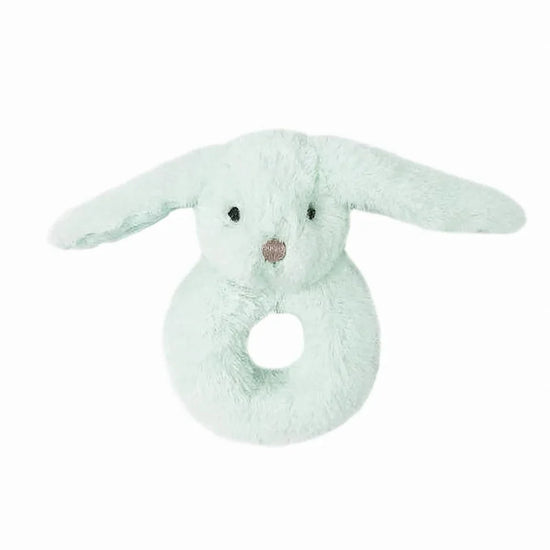 Abbott Blue Bunny Ring Rattle