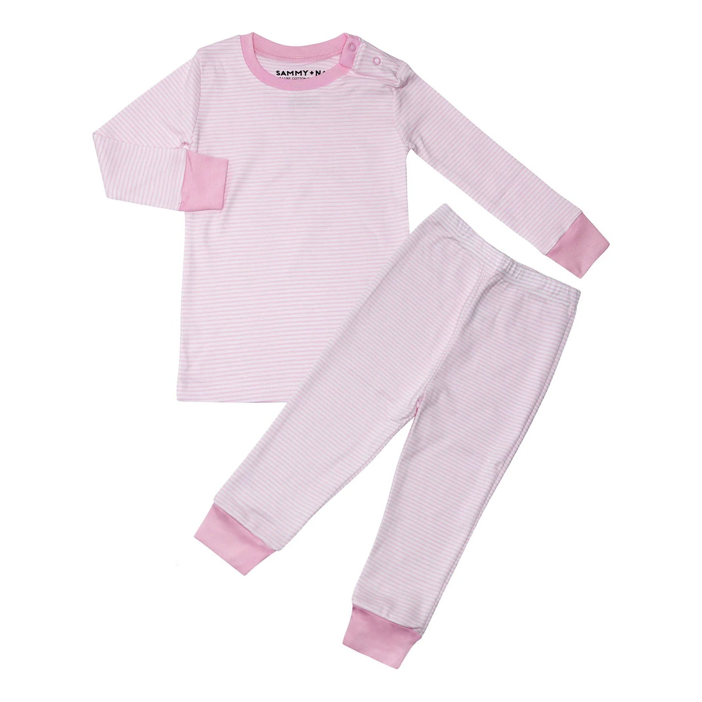 Classic Stripe Pajama Set - Pink