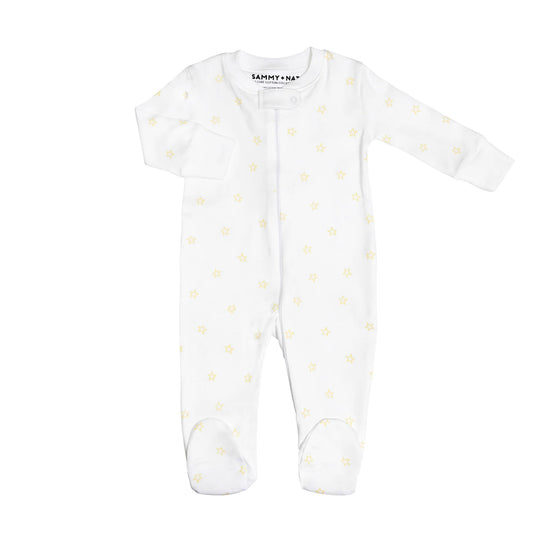 Tiny Stars Romper - Yellow