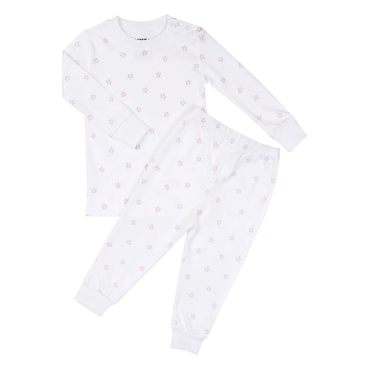 Tiny Stars Pajama Set - Light Pink